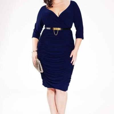 Ambrosia Dress In Deep Sapphire (Made To Order)