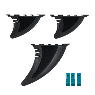 1 Main Fin and 2 Side Fin Set for Groove Base