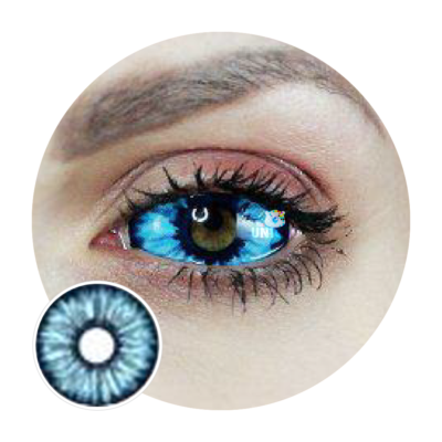 Sweety Blue Sclera Contacts - Blue Elf (1 lens/pack)