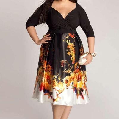 Bennetta Plus Size Dress (Made To Order)