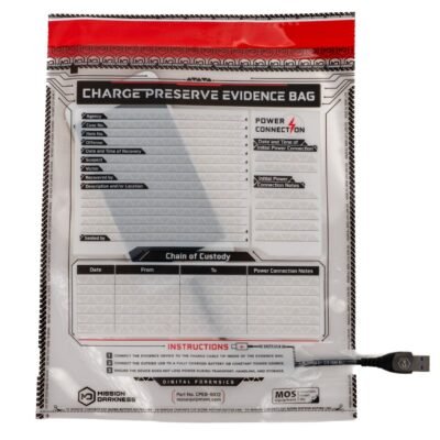 Mission Darkness Charge Preserve Evidence Bag
