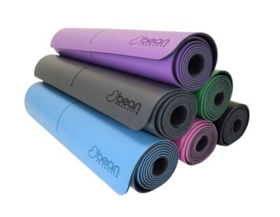Non-Slip Yoga Mats – Bean Rubber PU OMphibian, Natural Rubber(1/4 x 26 x 72)