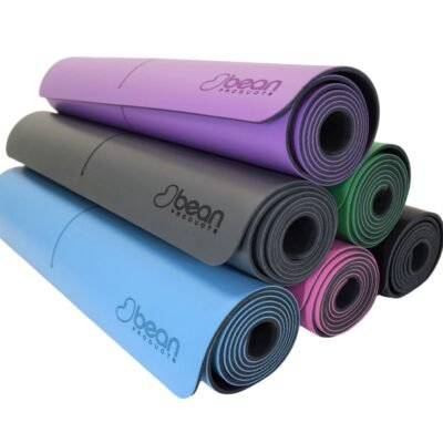 Non-Slip Yoga Mats – Bean Rubber PU OMphibian, Natural Rubber(1/4 x 26 x 72)