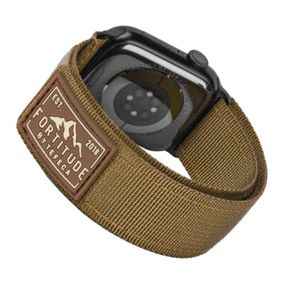 Tefeca Fortitude Series Standard Wide Hook and Loop Band for Apple Watch /Apple Watch Ultra  Coyote Tan 44/45/46/49mm