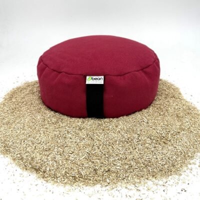 Zafu Meditation Cushion 100% Hemp  - Hemp Fabric and Hemp Hurd Filling from Midwest USA  CARBON NEGATIVE