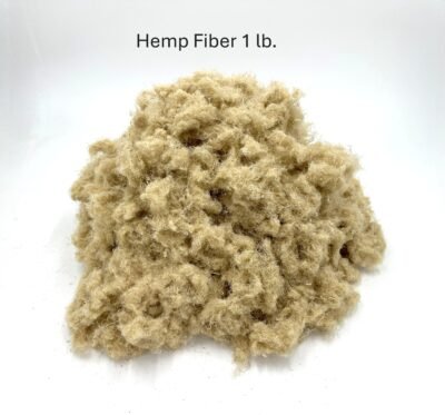 HempStuff Hemp Fiber Fill Pillow Stuffing and Chicken Nesting Fiber