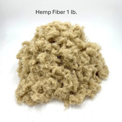 HempStuff Hemp Fiber Fill Pillow Stuffing and Chicken Nesting Fiber