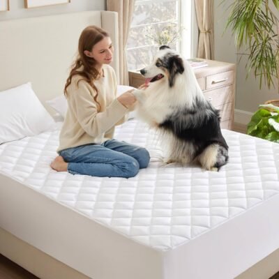 GentleSoft Diamond Quilted Waterproof Mattress Pad