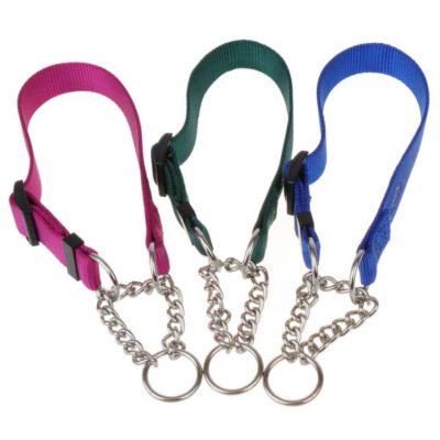 Nylon Chain Martingale Collar