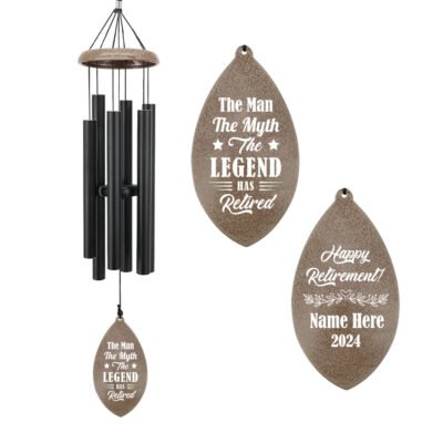 Astarin Personalized Wind Chimes for Retirement,Happy Retirement WindChimes Gifts-028