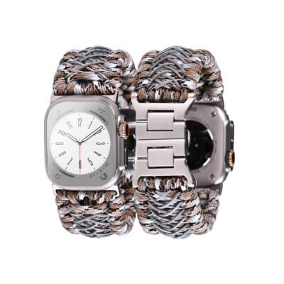 Tefeca Titan Series Paracord Band Compatible with Apple Watch ( Sierra 49/46/45/44mm)