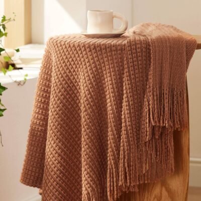 GentleSoft Decorative Woven Throw Blanket