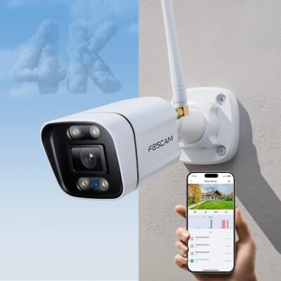 NEWFoscam V8P 8MP WiFi Security Camera with Smart Detection