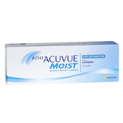1-Day Acuvue Moist For Astigmatism (30 lenses/pack)