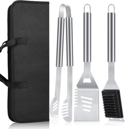BBQ Tool Grilling Accessories, 16-Inch Stainless Steel BBQ Grill Tools