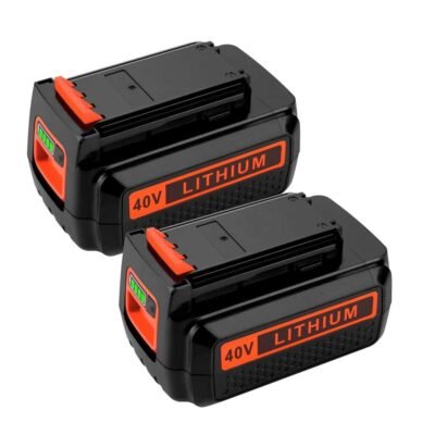 For Black & Decker 40V Battery Replacement  LBX2040 LBXR36 4.0Ah Li-ion Battery 2 Pack