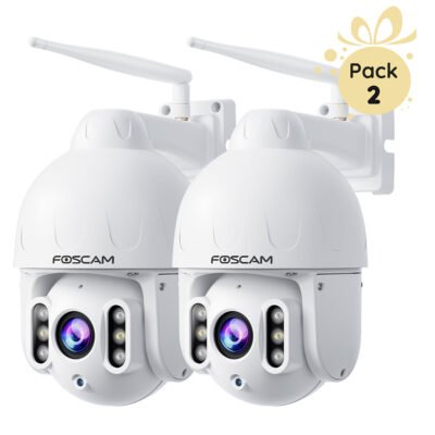 BOGOFOSCAM SD8P 4K/8MP Security Cameras Wireless Outdoor, 5GHz&2.4GHz WiFi Surveillance Camera