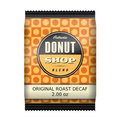 Donut Shop Blend Coffee - 2 oz Pillow Packs - DECAF - 42 count box