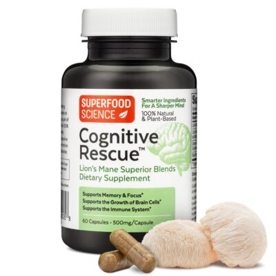Cognitive Rescue Lion's Mane and Vitamin B Complex Supplement