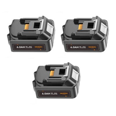 For Makita 18V Battery 6Ah Replacement  BL1860 Battery 3 Pack