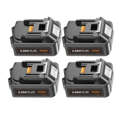 For Makita 18V Battery 6Ah Replacement  BL1860 Battery 4 Pack