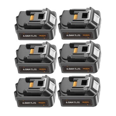 For Makita 18V Battery 6Ah Replacement  BL1860 Battery 6 Pack
