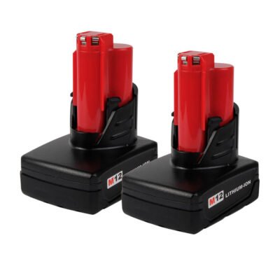 For Milwaukee 12V Battery 5Ah Replacement  M12 Lithium Batteries 2 Pack