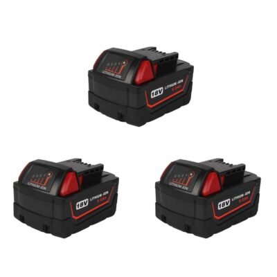 For Milwaukee 18V Battery 5Ah  M18 Batteries 3 Pack