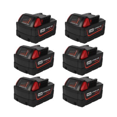 For Milwaukee 18V Battery 5Ah  M18 Batteries 6 Pack