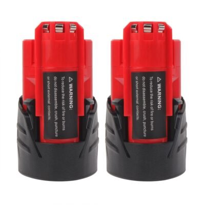 For Milwaukee Battery 12V 3.5Ah M12B Replacement  48-11-2411 48-11-2440 48-11-2402 Batteries 2 Pack