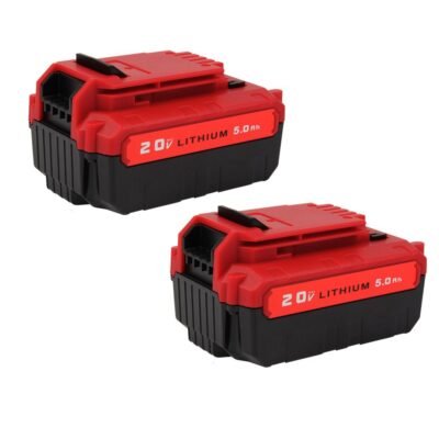 For Porter Cable 20V Battery Replacement 5Ah  PCC685L Batteries 2 Pack