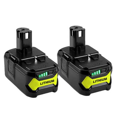 For Ryobi 18V Battery 6Ah Replacement  High Capacity P106 P108 Batteries 2 Pack