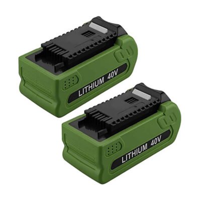 For Greenworks 40v Battery 5Ah  For G-MAX 29472 29462 Batteries 2 Pack (Not for Gen 1)