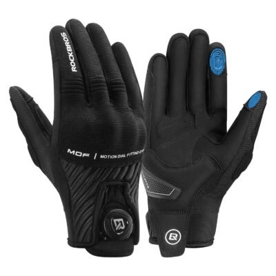 ROCKBROS Motorcycle Gloves for Men Women Touchscreen Hard Knuckles Breathable MTB