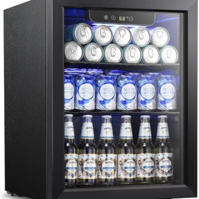 Kismile 1.7 Cu.ft Beverage Refrigerator and Cooler W5848H