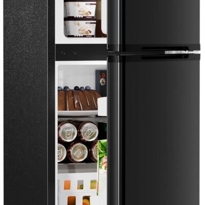Kismile 3.2 Cu.Ft,Mini Refrigerator with Freezer F5887