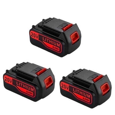 For Black and Decker 20V Battery 6Ah  LBXR20 Batteries 3 Pack