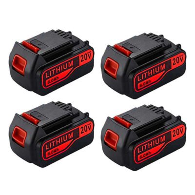 For Black and Decker 20V Battery 6Ah  LBXR20 Batteries 4 Pack