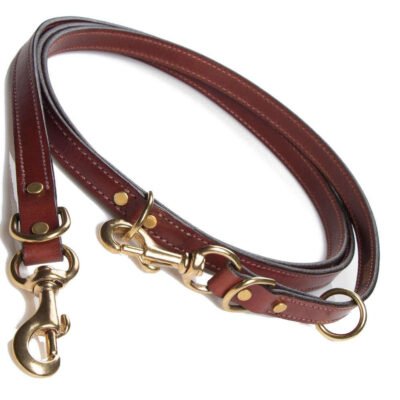 English Bridle Leather Jaeger Lead