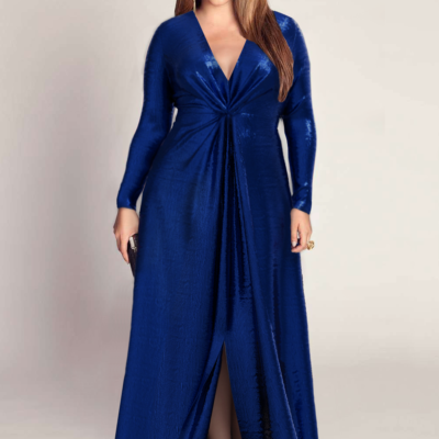 Monaco Metallic Gown (Made To Order)