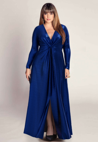Monaco Metallic Gown (Made To Order)