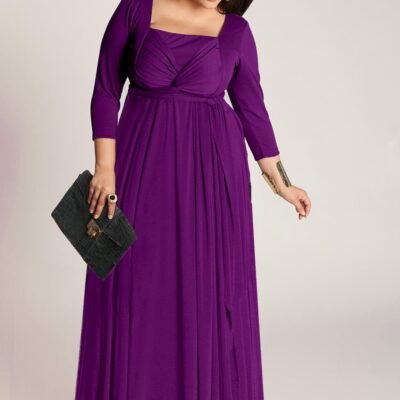 Nellie Wrap Dress In Orchid (Made To Order)
