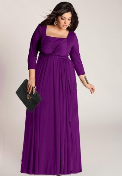 Nellie Wrap Dress In Orchid (Made To Order)