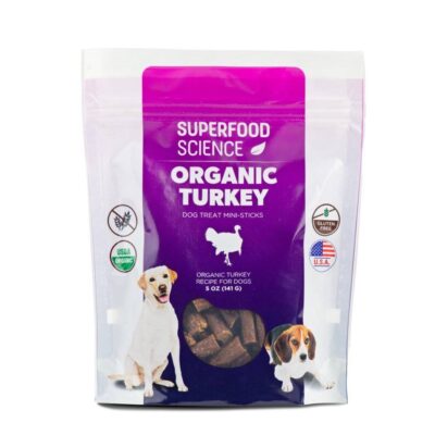 Organic Turkey Dog Treats With Agaricus