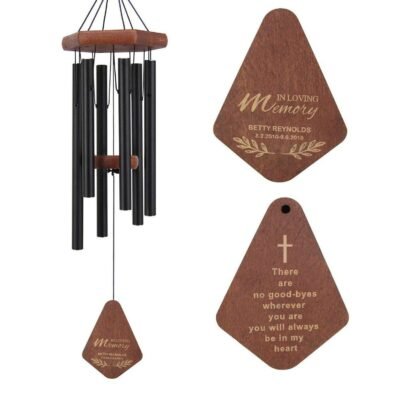Astarin Personalized Memorial Wind Chimes,Sympathy Gift for loss of loved ones-026