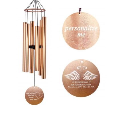 Astarin Personalized Memorial Wind Chimes,Sympathy Gift for loss of loved ones-052