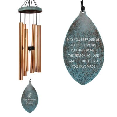 Astarin Personalized Wind Chimes for Retirement,Happy Retirement WindChimes Gifts-007