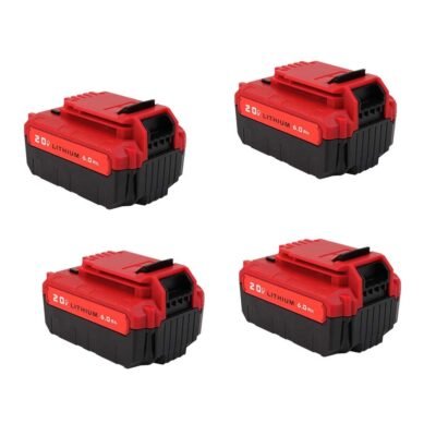 6.0Ah For Porter Cable 20V Battery Replacement  PCC685L Batteries 4 Pack