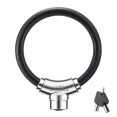 ROCKBROS Anti-Theft Bike Cable Lock Portable Key Lock Rustproof