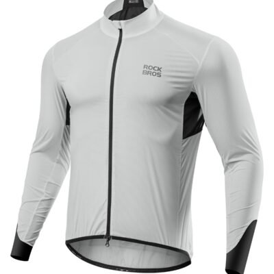 ROCKBROS Lightweight Reflective Windbreaker Running Cycling Jacket Women Men